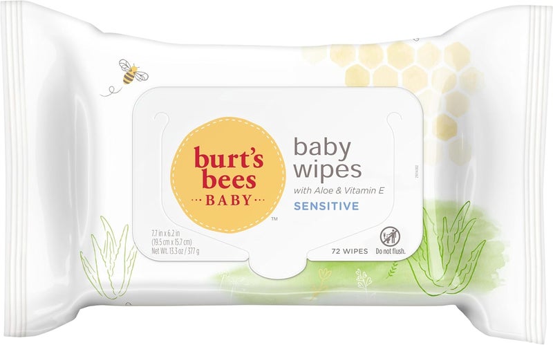 Burt's Bees Baby Chlorine-Free Wipes - 72 Count - Image 1